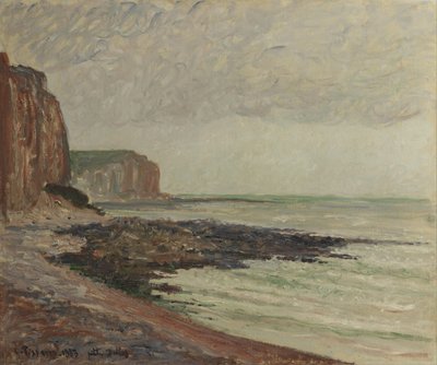 Cliffs at Petites-Dalles by Camille Jacob Pissarro